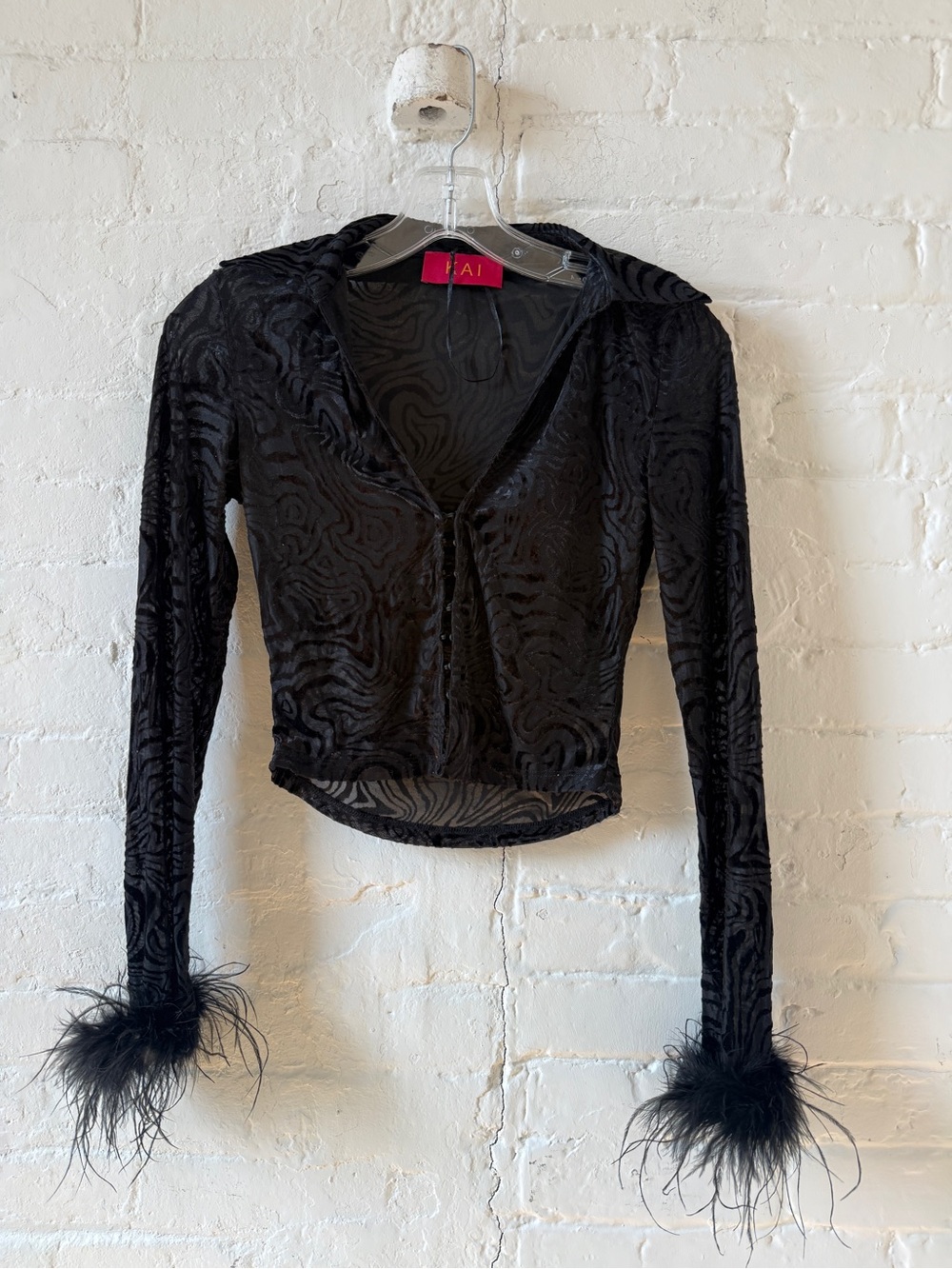 Kai Collective Velvet Long Sleeve Top